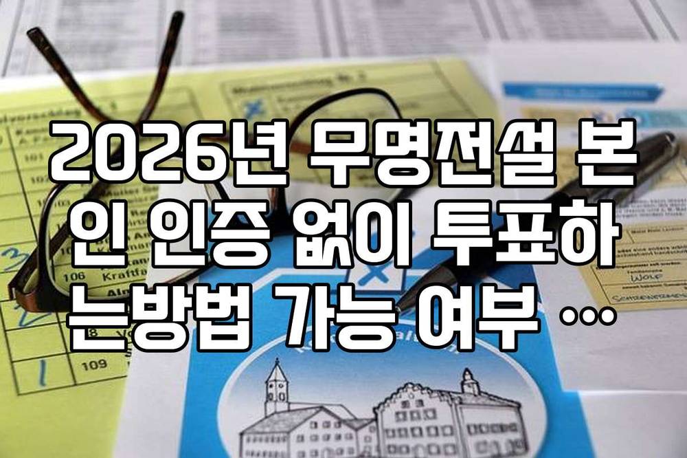 2026년 무명전설 본인 인증 없이 투표하는방법 가능 여부 팩트 체크