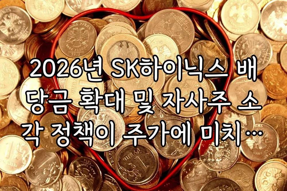2026년 SK하이닉스 배당금 확대 및 자사주 소각 정책이 주가에 미치는 영향