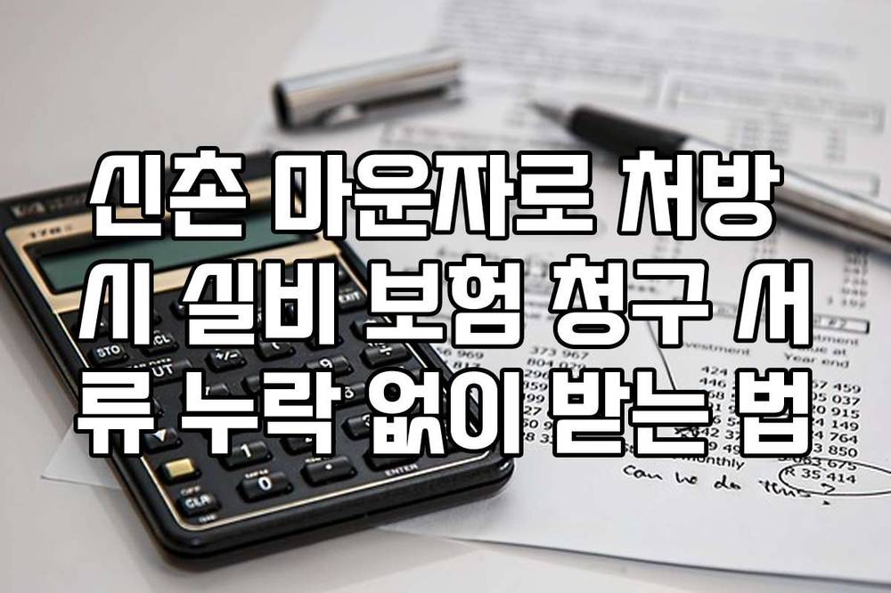 신촌 마운자로 처방 시 실비 보험 청구 서류 누락 없이 받는 법