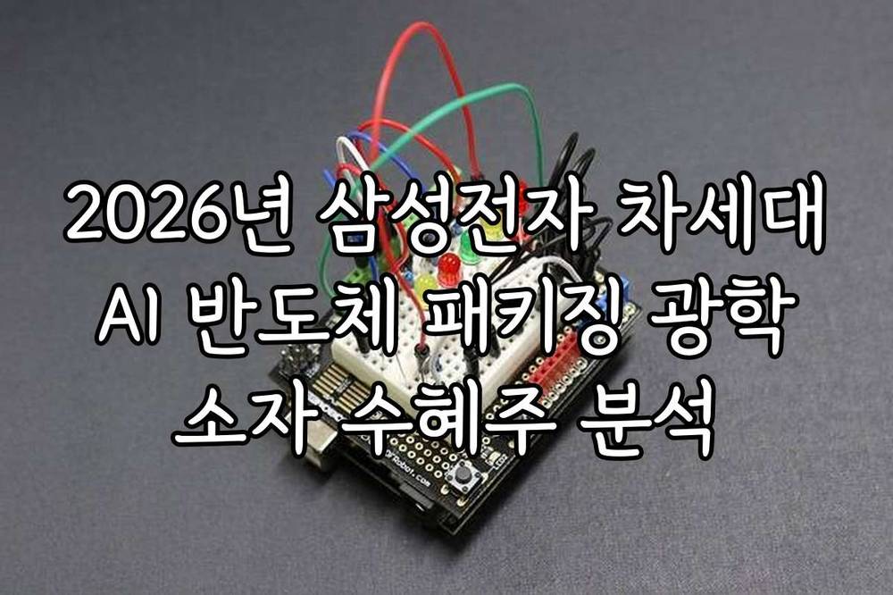 2026년 삼성전자 차세대 AI 반도체 패키징 광학 소자 수혜주 분석