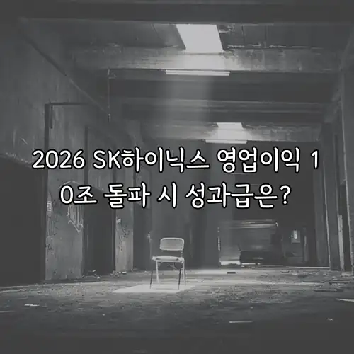 2026 SK하이닉스 영업이익 10조 돌파 시 성과급은?