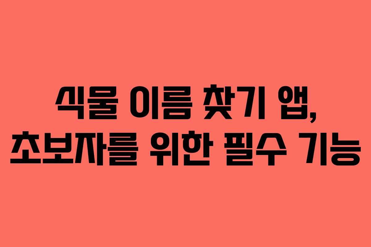 식물-이름-찾기-앱,-초보자를-위한-필수-기능